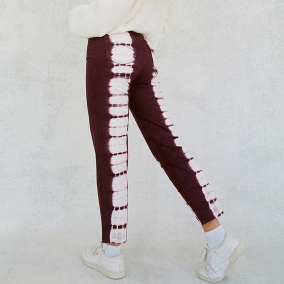 NWT PACSUN HIGH RISE STRAIGHT TIE DYE JEANS - Picture 2 of 10